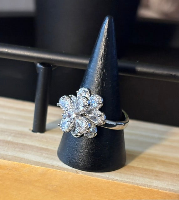 Bague Anti-Stress "Fleur 4 pétales"