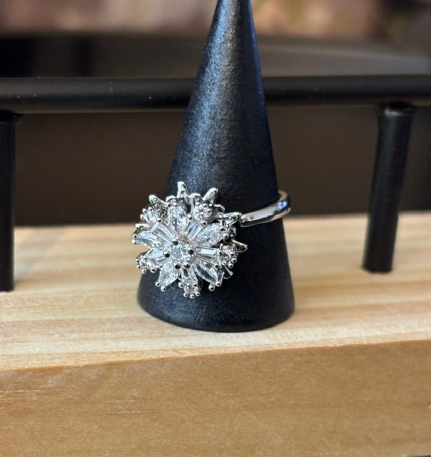 Bague anti stress "Flocon"