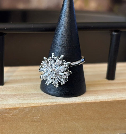 Bague anti stress "Flocon"