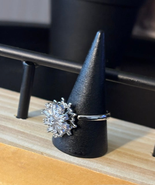 Bague anti stress "Flocon"