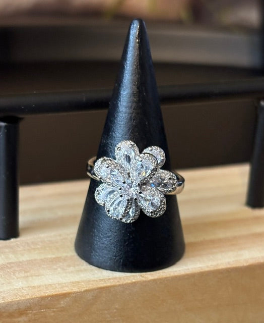 Bague Anti-Stress "Fleur 4 pétales"